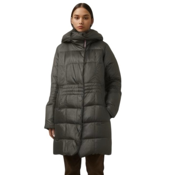 Pajar Jackets & Blazers - PAJAR Montreal grey green fur trim down parka winter coat M